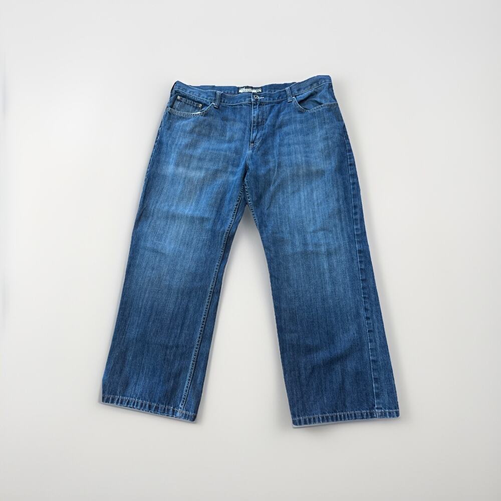 Vintage Old Navy Jeansβ Mens Fit 40x30 Loose Baggy Wide Leg Blue Pants Y2K 90s